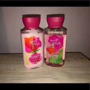 Bath and Body Works Sweet Pea Travel Sizes